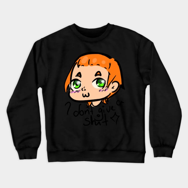 I'm not interested Crewneck Sweatshirt by nanaatawi